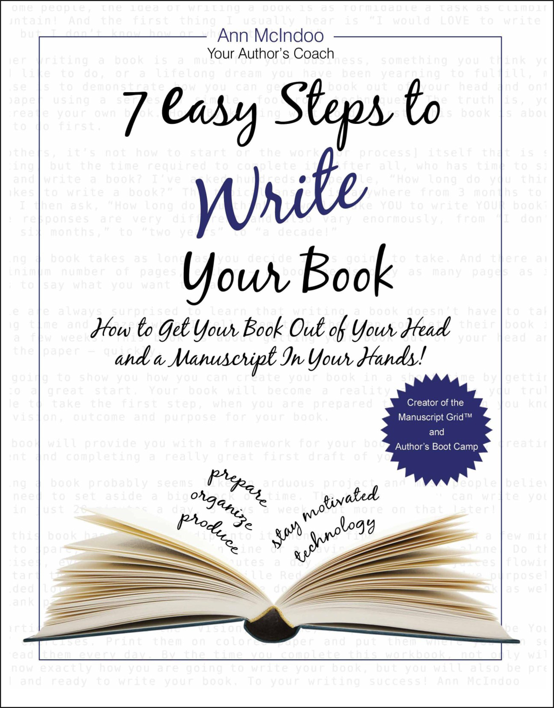 7 Easy Steps To Write Your Book